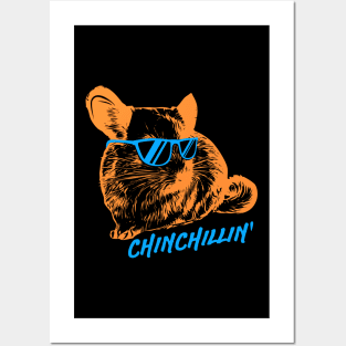 Chinchilla T-Shirt chinchillin pet Posters and Art